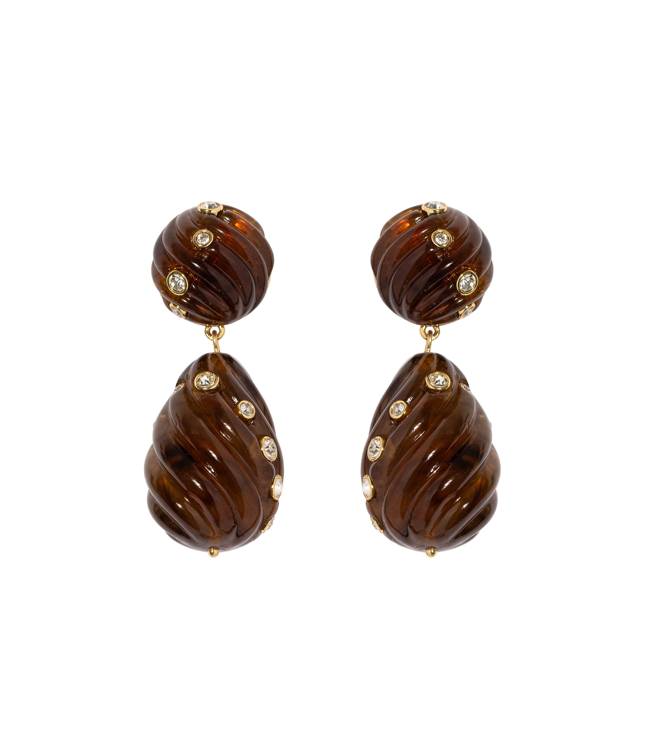 Raeni Drop Earrings in Tortoise Loren Hope