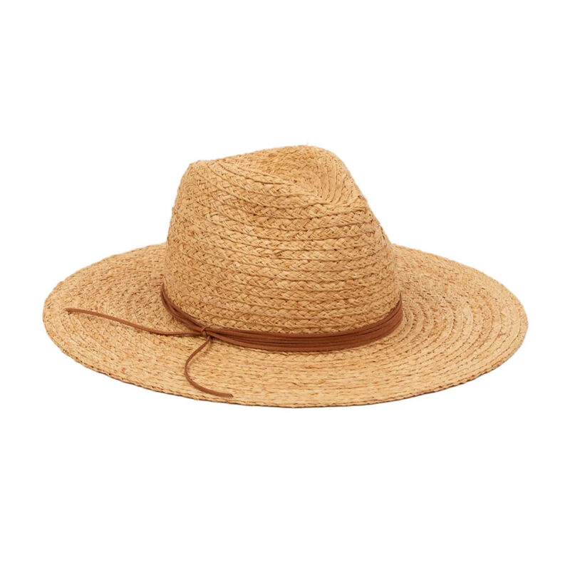 Raffia Braid Continental in Natural/Tobacco Hat Attack
