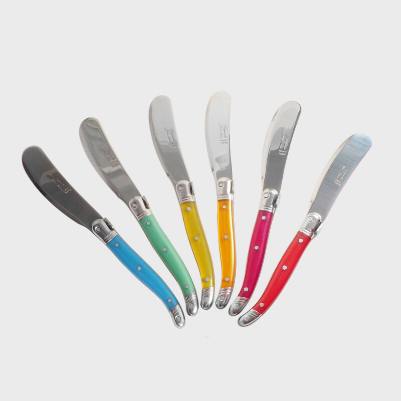 Rainbow Mini Cheese Spreaders (Set of 6) Laguiole