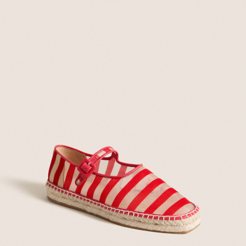 Red Caramel Rugby Stripe Clover Flats Loeffler Randall