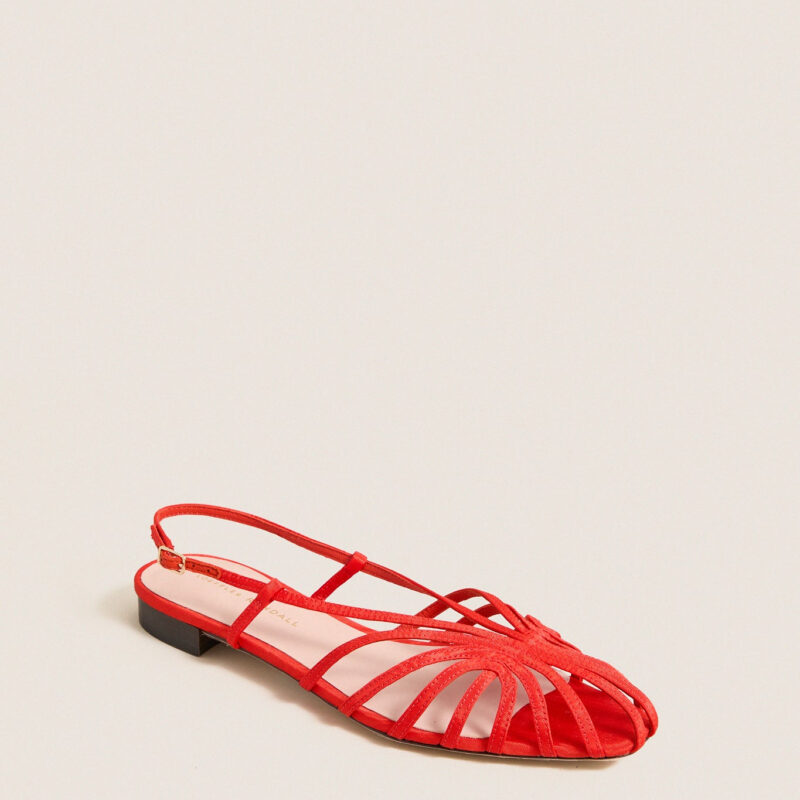 Red Moire Devon Flats Loeffler Randall