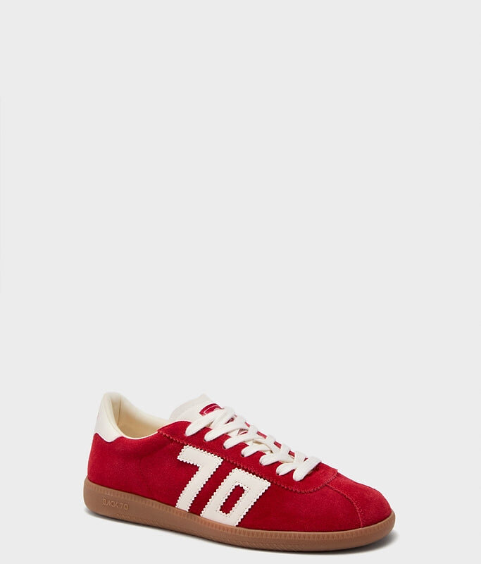 Red Shelly Sneakers Back 70
