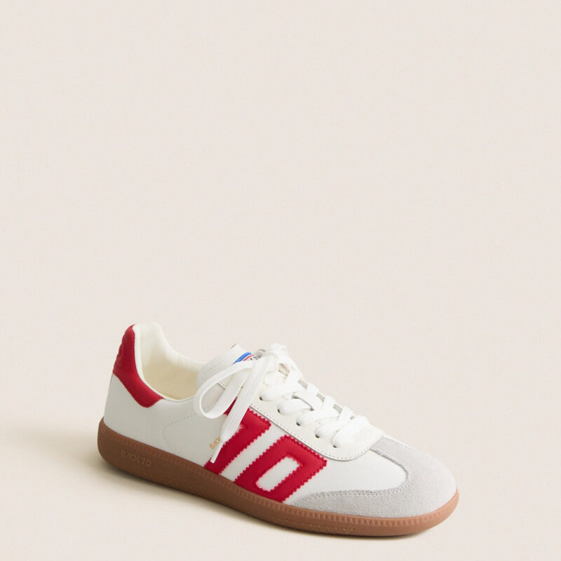 Red Suede Cloud Sneakers Back 70