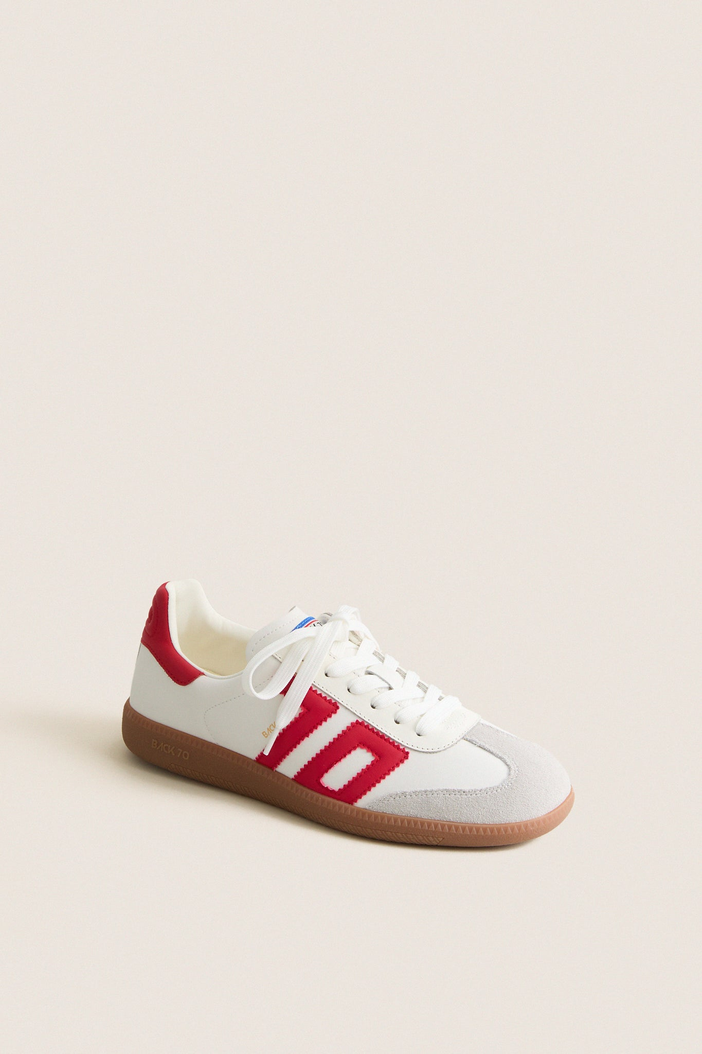 Red Suede Cloud Sneakers Back 70