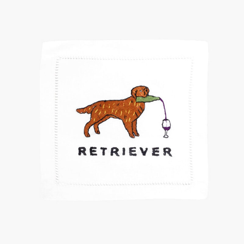 Retriever Cocktail Napkins (Set of 4) August Morgan