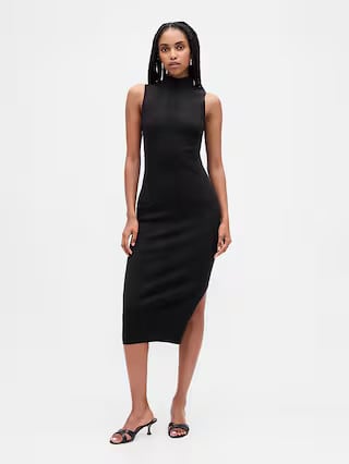 Rib Midi Sweater Dress