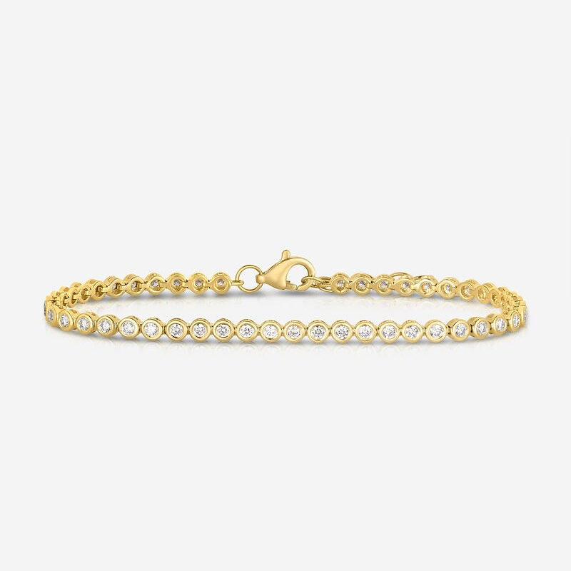 RING CONCIERGE | Bezel Mini Diamond Tennis Bracelet Ring Concierge
