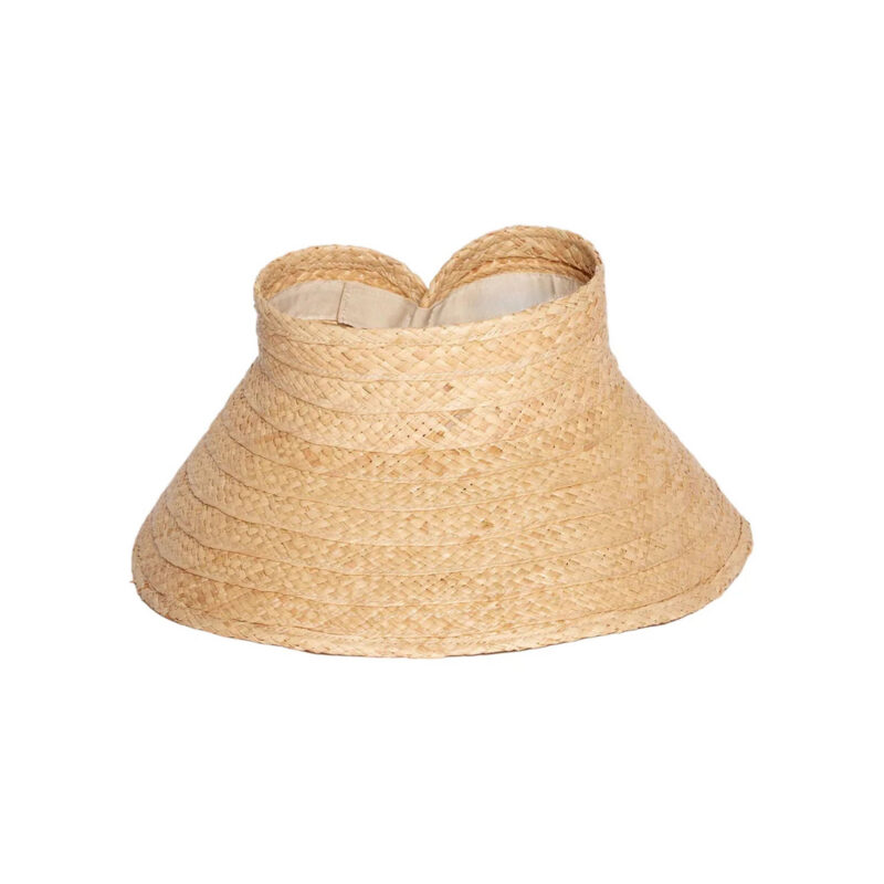 Roll Up Visor in Natural Hat Attack
