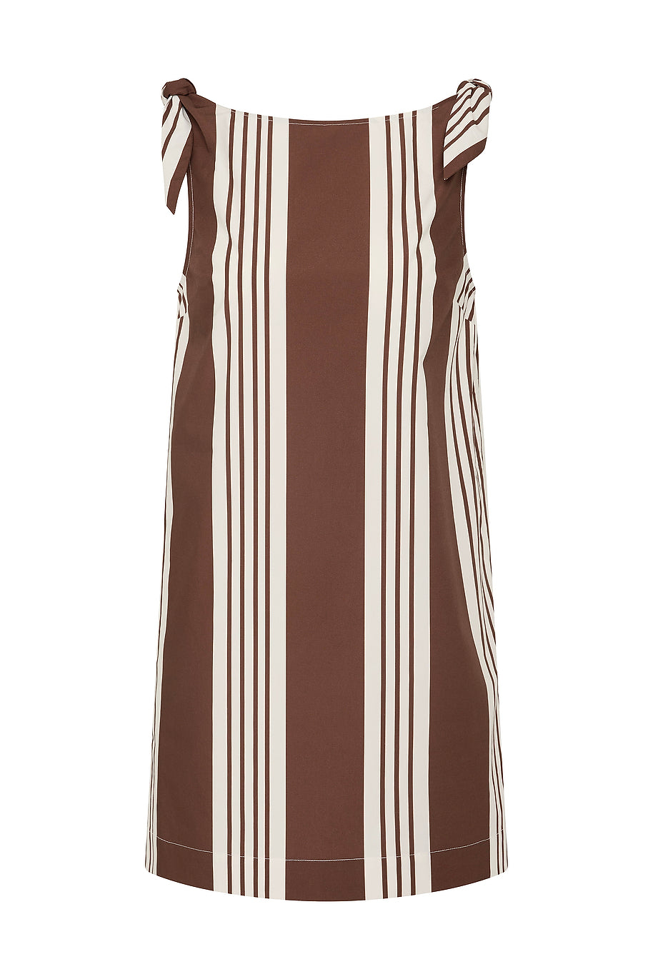 Rosie Mini Dress in Chocolate Stripe POSSE