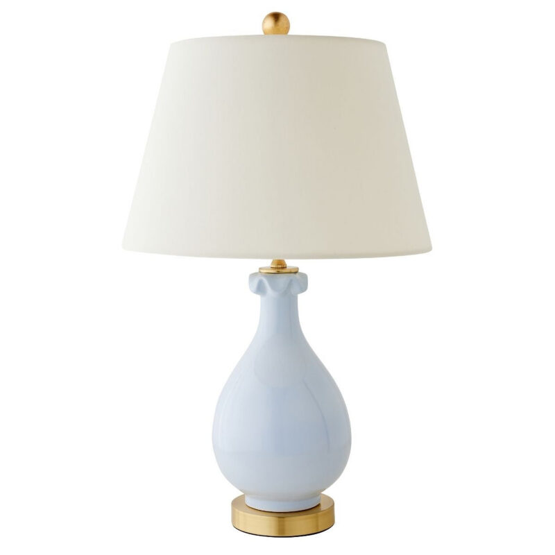 Ruffle Lamp in Hyacinth East Enterprises