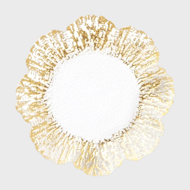 Rufolo Glass Canape Plate Vietri