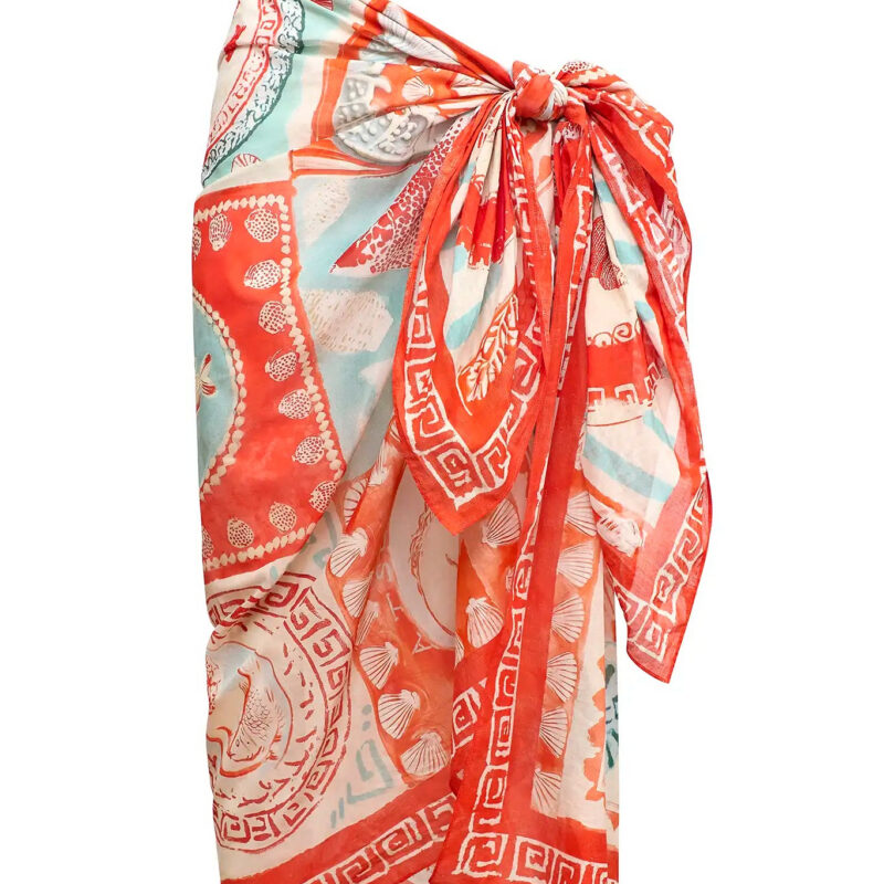 Sarong Cover Up in Lost At Sea Hunter bell