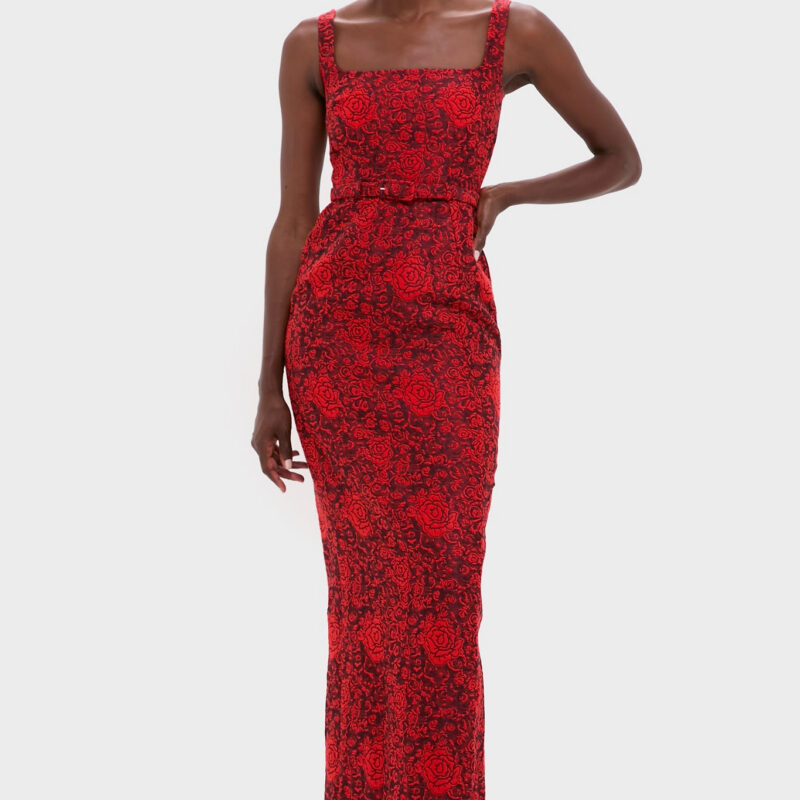 Scarlet Rose Bora Long Maxi Dress Saloni