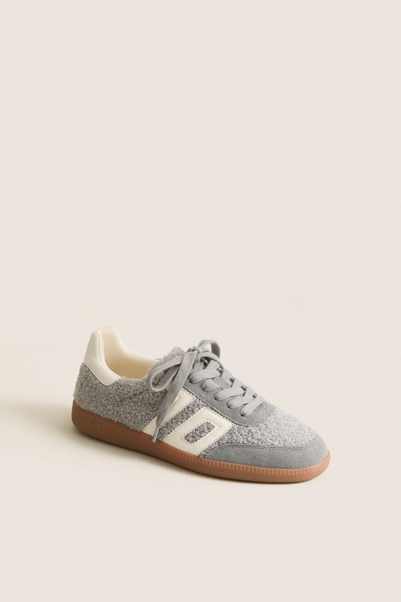 Sea White Teddy Sneakers Back 70