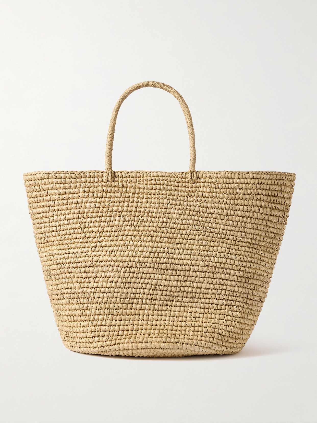 SENSI STUDIO | Large Straw Tote Bag - Brown, Size: One Size