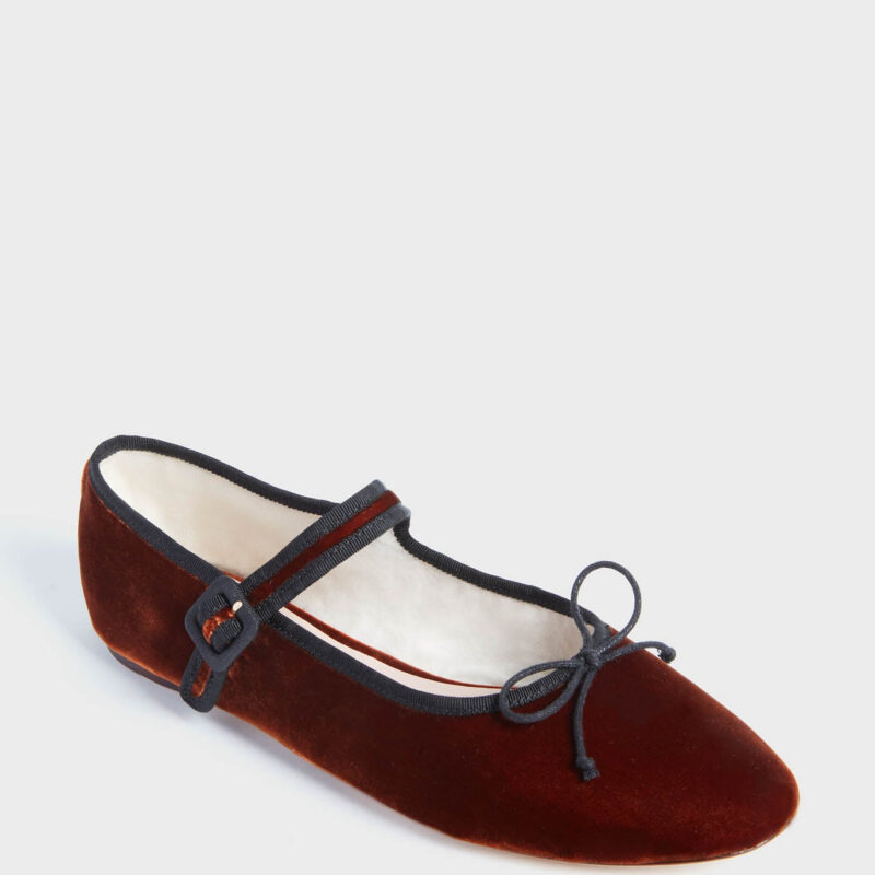 Sienna Velvet Chiara Mary Jane Flats Loeffler Randall