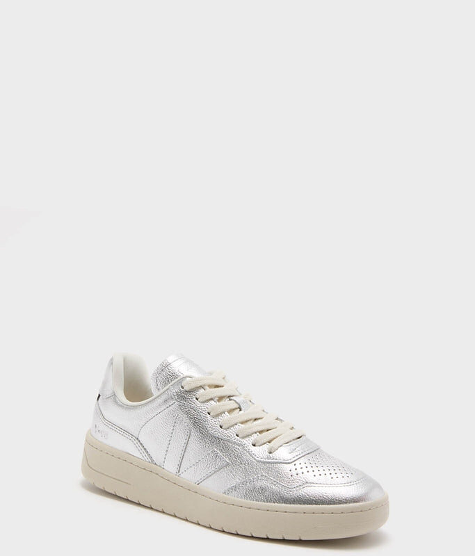 Silver V-90 Sneakers VEJA