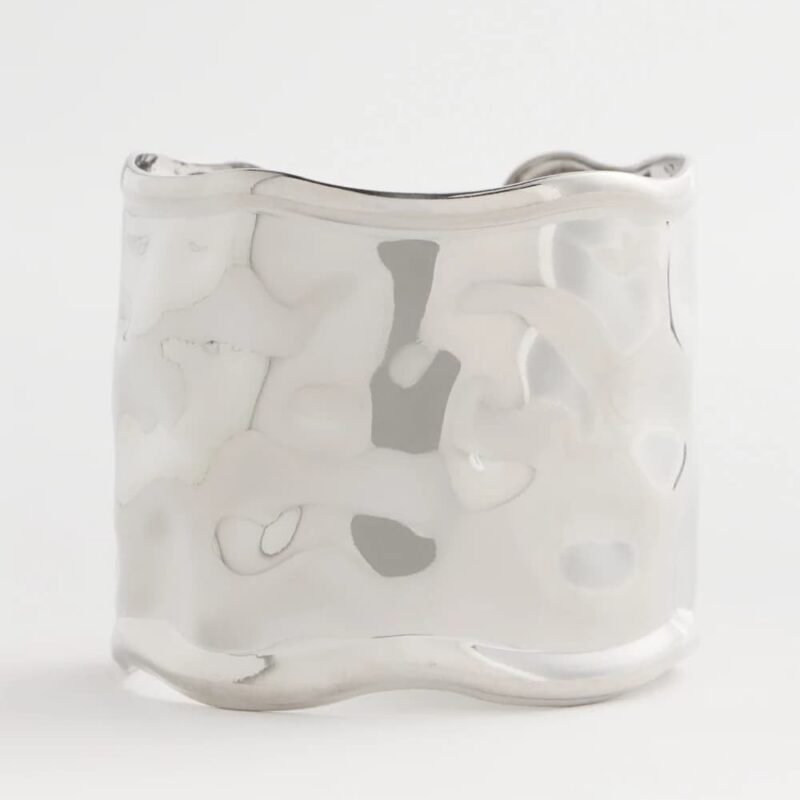 Silvertone Statement Cuff Bracelet Chico's FAS