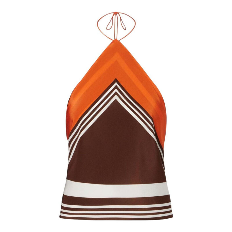 SIR. - Destino Striped Silk Top