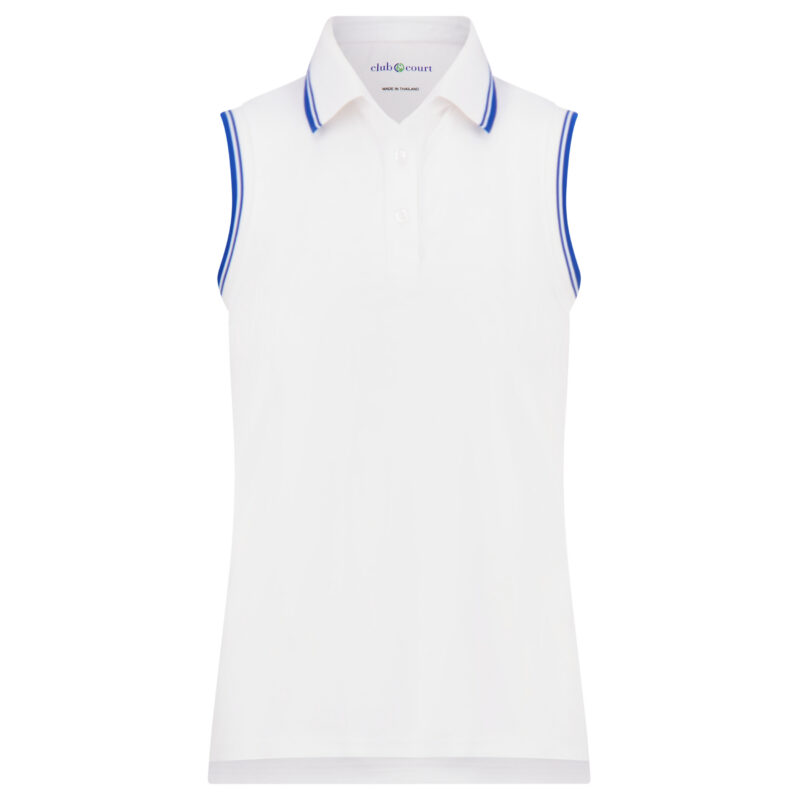 Sleeveless Polo Shirt Club and Court
