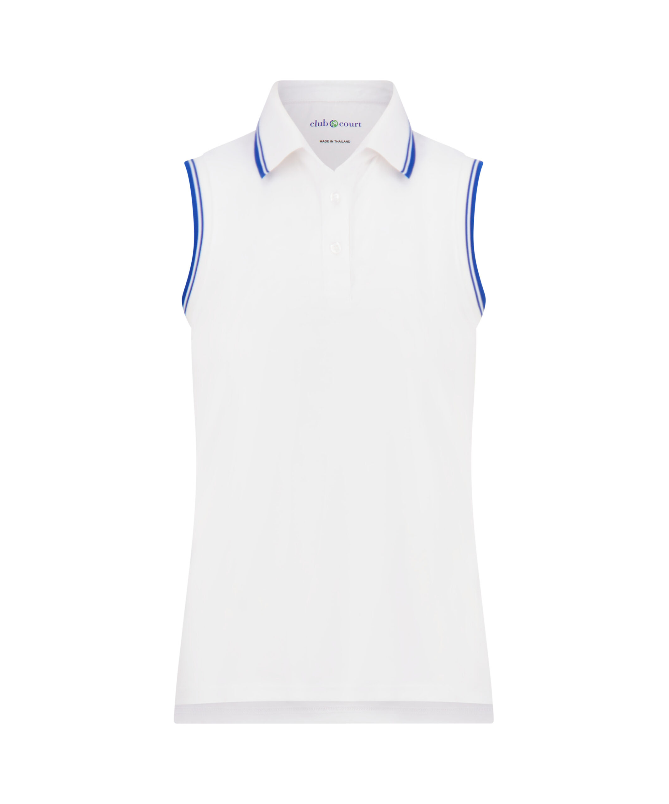 Sleeveless Polo Shirt Club and Court