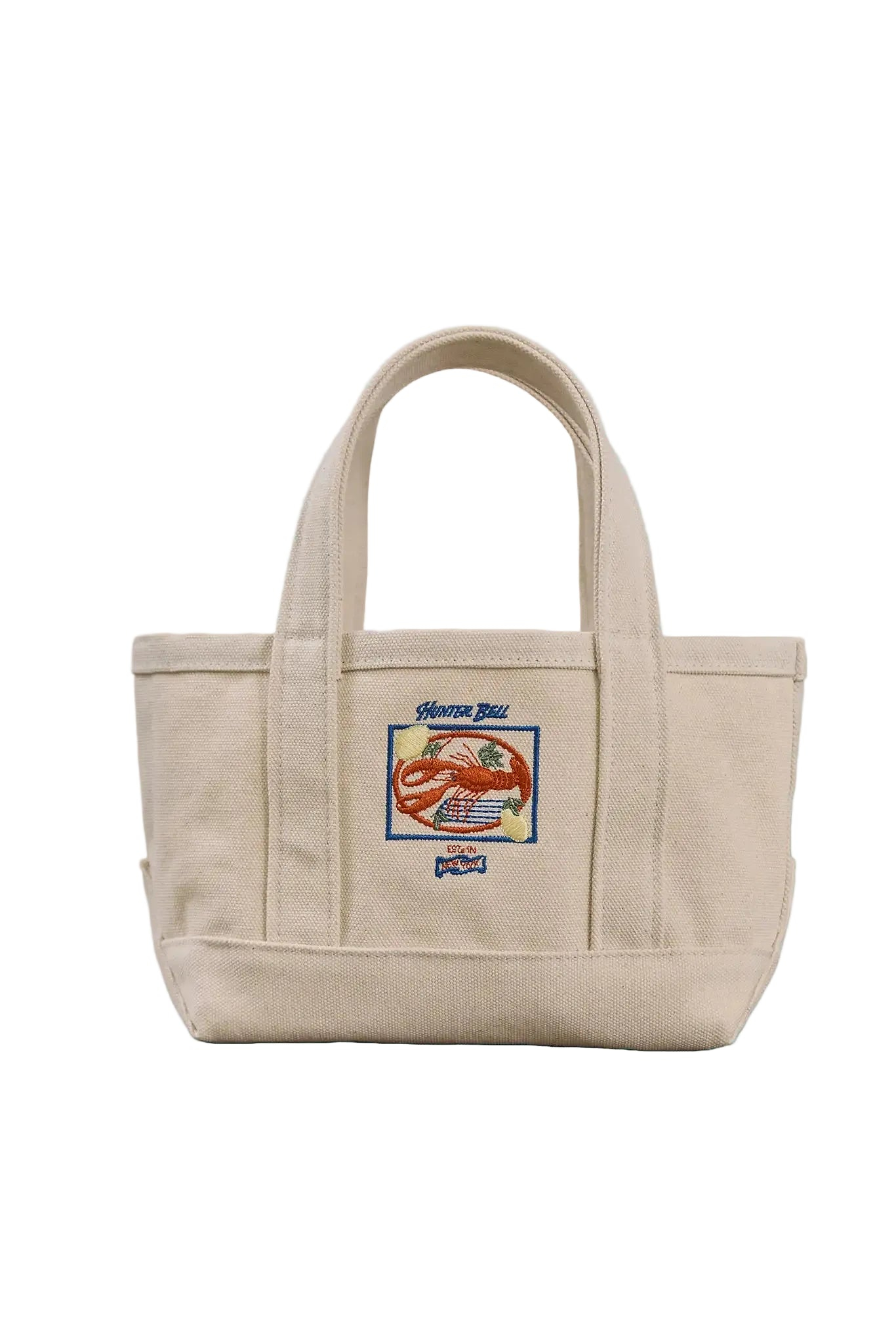 Small Canvas Tote in Natural Hunter bell