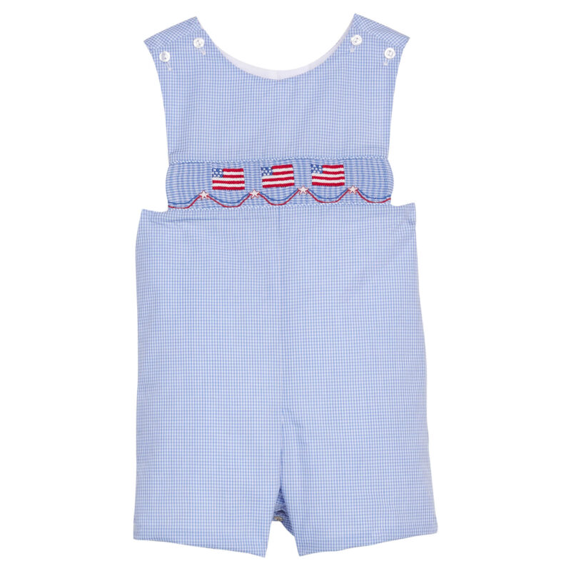 Smocked Shortall in Flags
