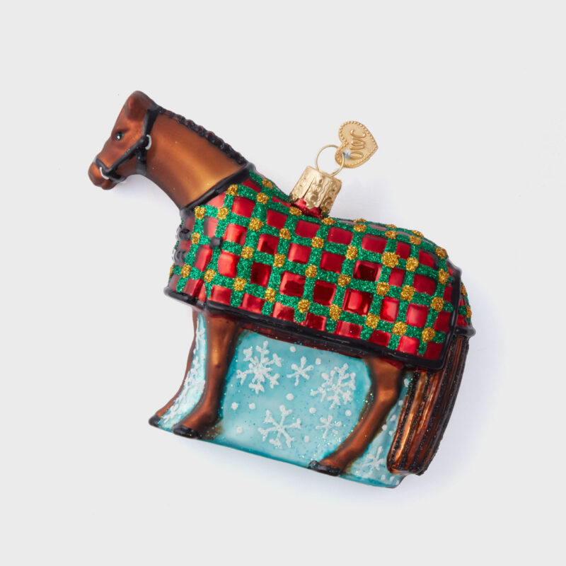Snowflake Horse Ornament Old World Christmas