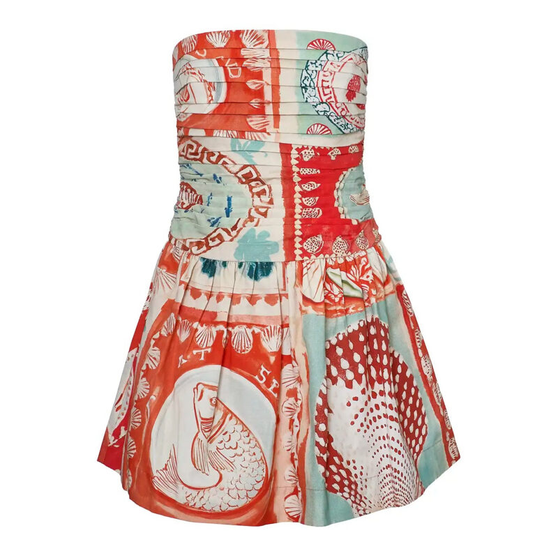 Soleil Dress in Lost at Sea Hunter bell