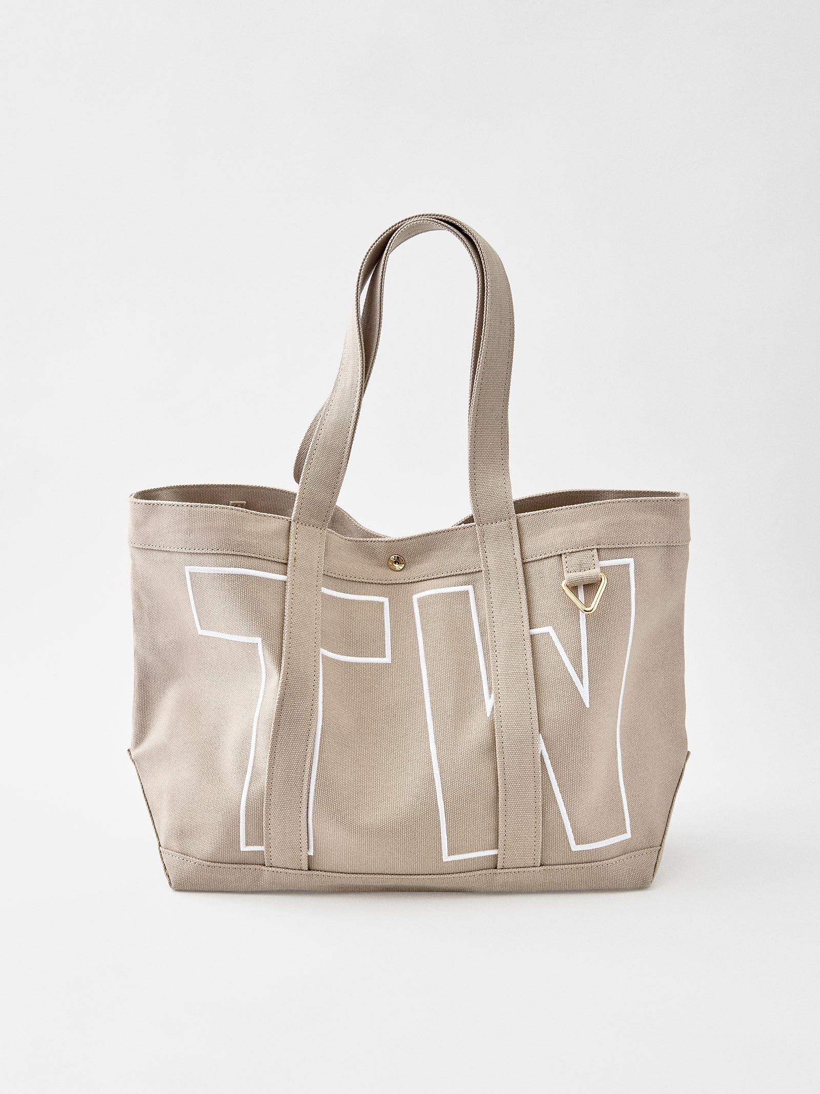 Solid Custom Alpha Tote - Toasted Almond BaubleBar
