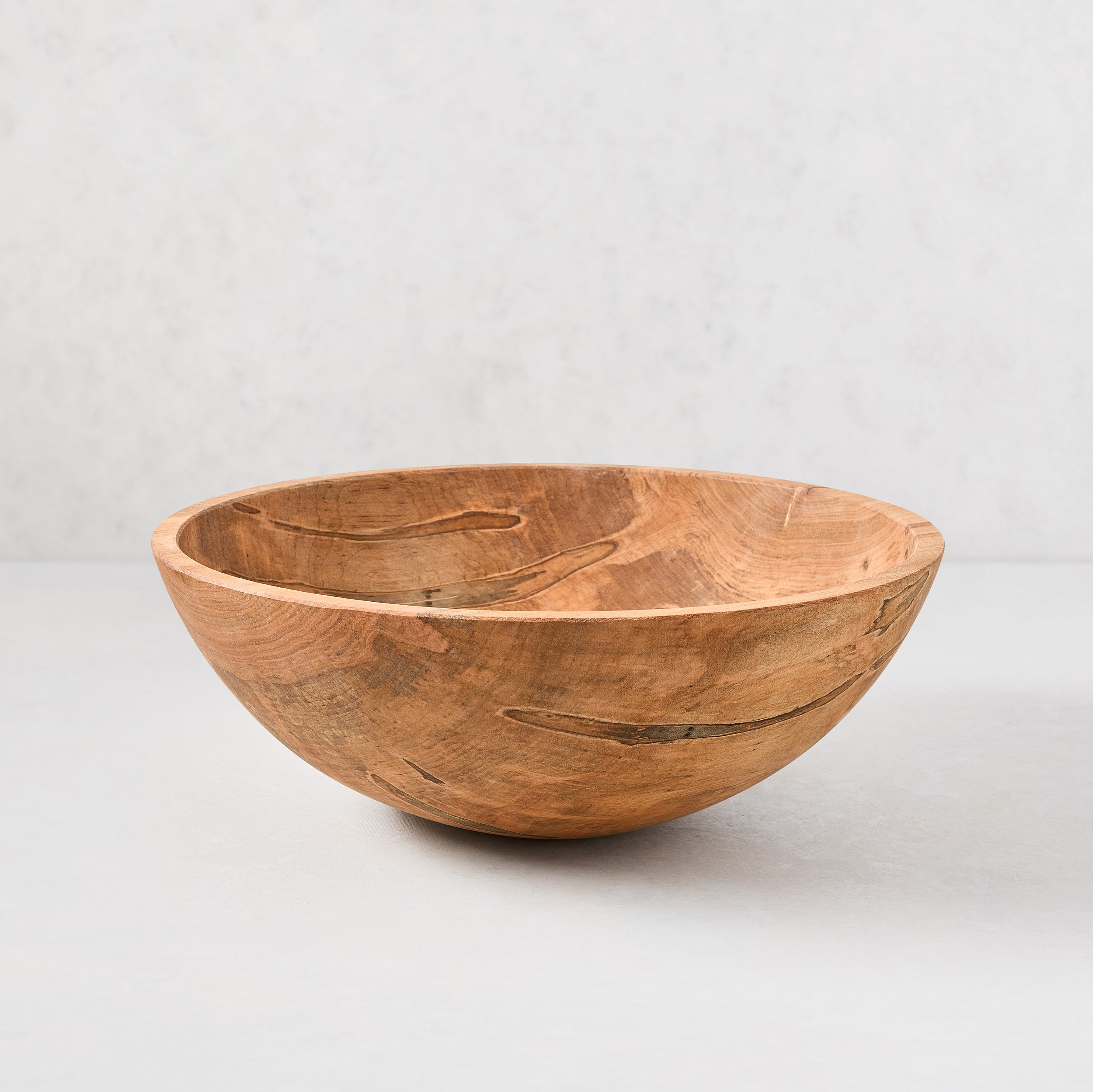 Spalted Maple Wood Bowl, 15" Peterman's Boards & Bowls Inc.