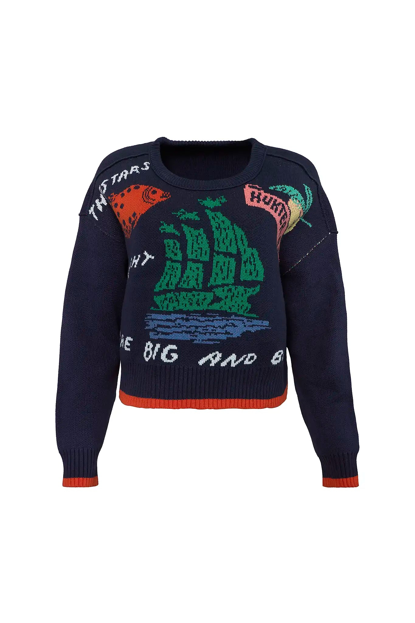 St. Georges Sweater in Deep Sea Hunter bell