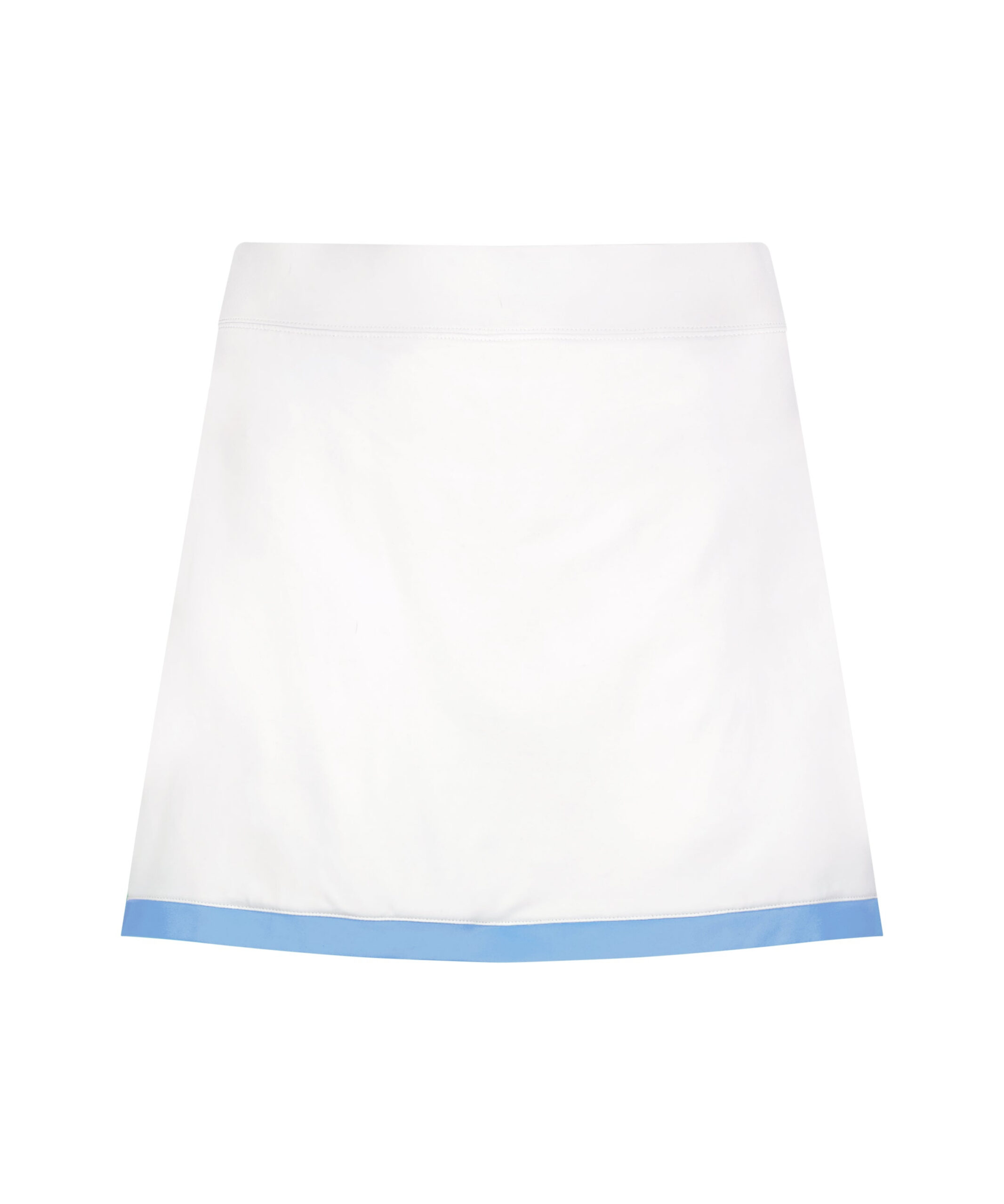 Stacy Skort in Bright White with Blue Trim Club and Court