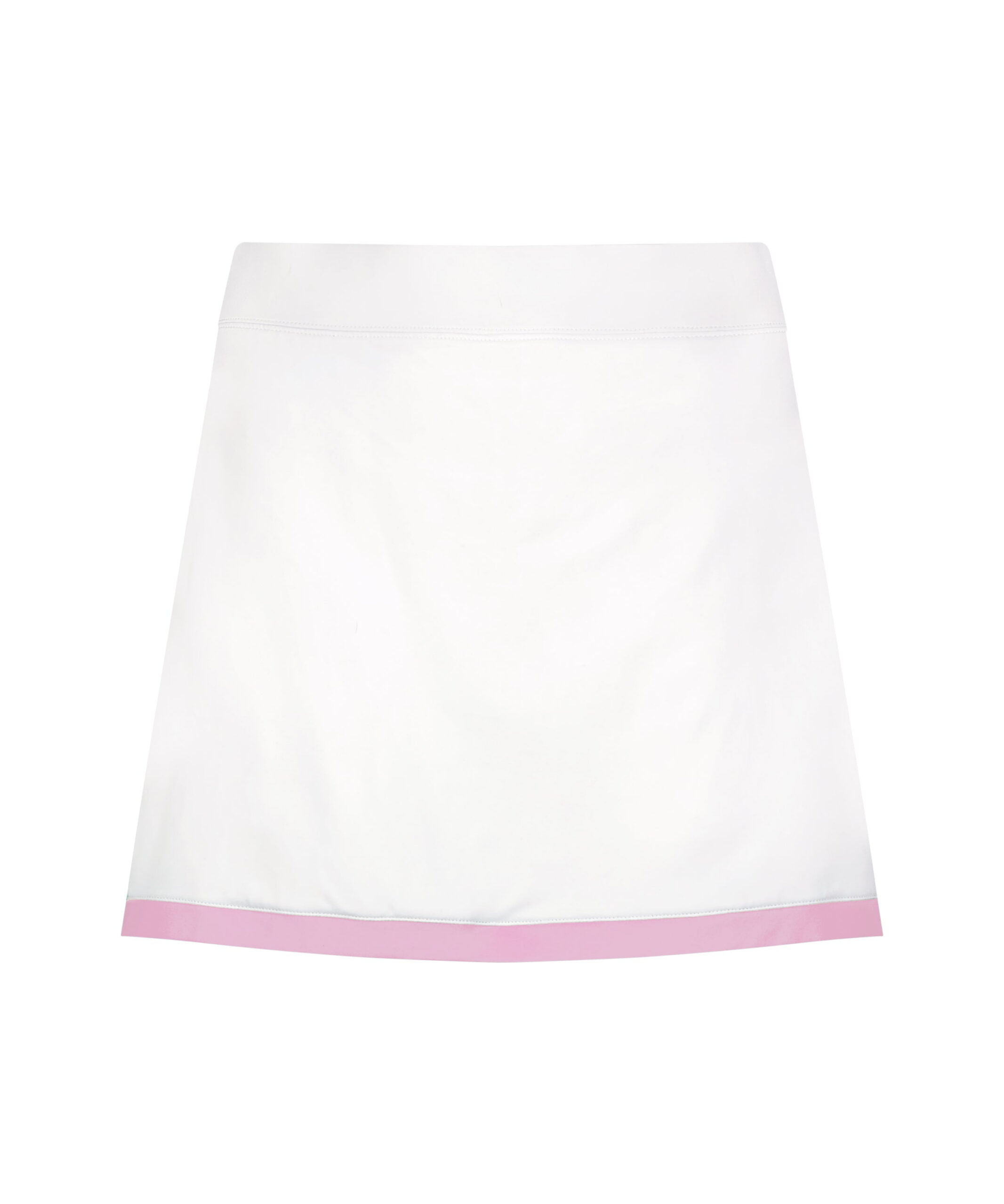 Stacy Skort in Bright White with Pink Trim Club and Court