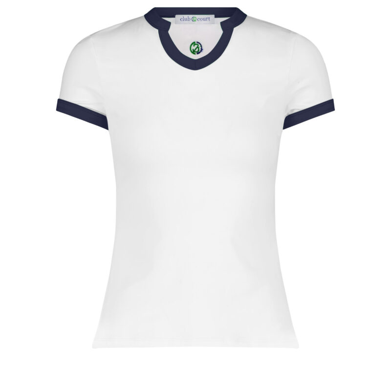Stacy Tee in White Club and Court