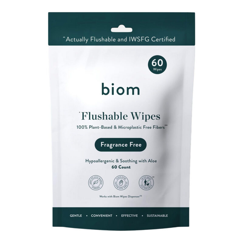 Standard Flushable Wipes Biom