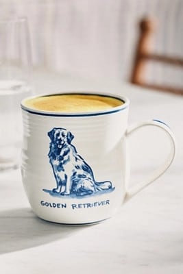 Stoneware Dog Mug