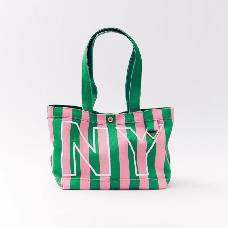 Striped Custom Alpha Tote - Custom Grove BaubleBar