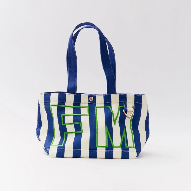 Striped Custom Alpha Tote - Custom Harbor BaubleBar