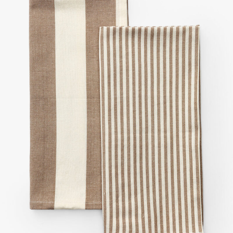 Tamika Stripe Tea Towels (Set of 2) McGee & Co