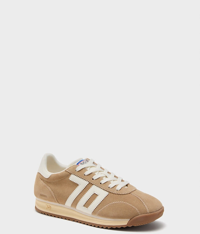 Tan Runner Sneakers Back 70