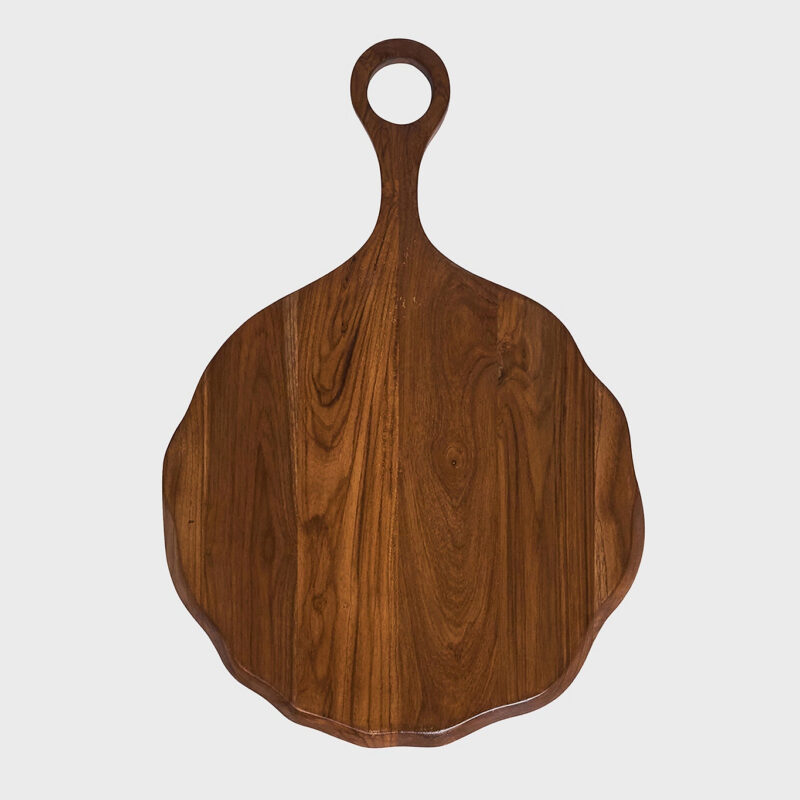 Teak Puro Round Serving Board Juliska