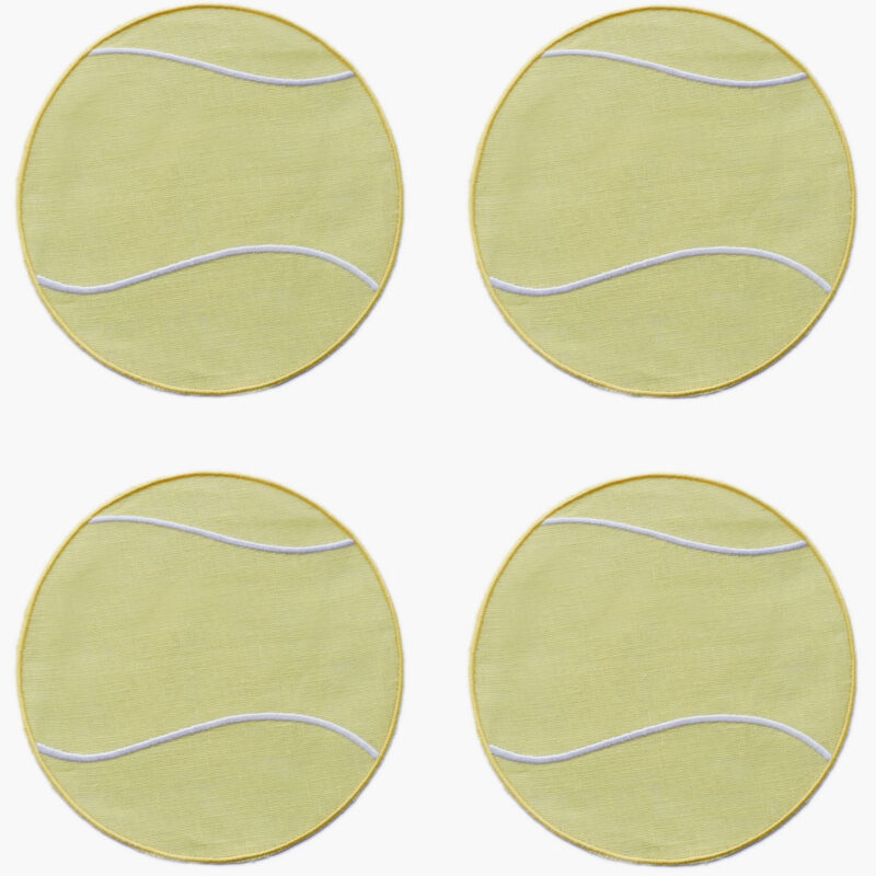 Tennis Ball Cocktail Napkins Chefanie