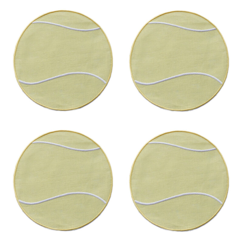 Tennis Ball Cocktail Napkins, Set of 4 Chefanie