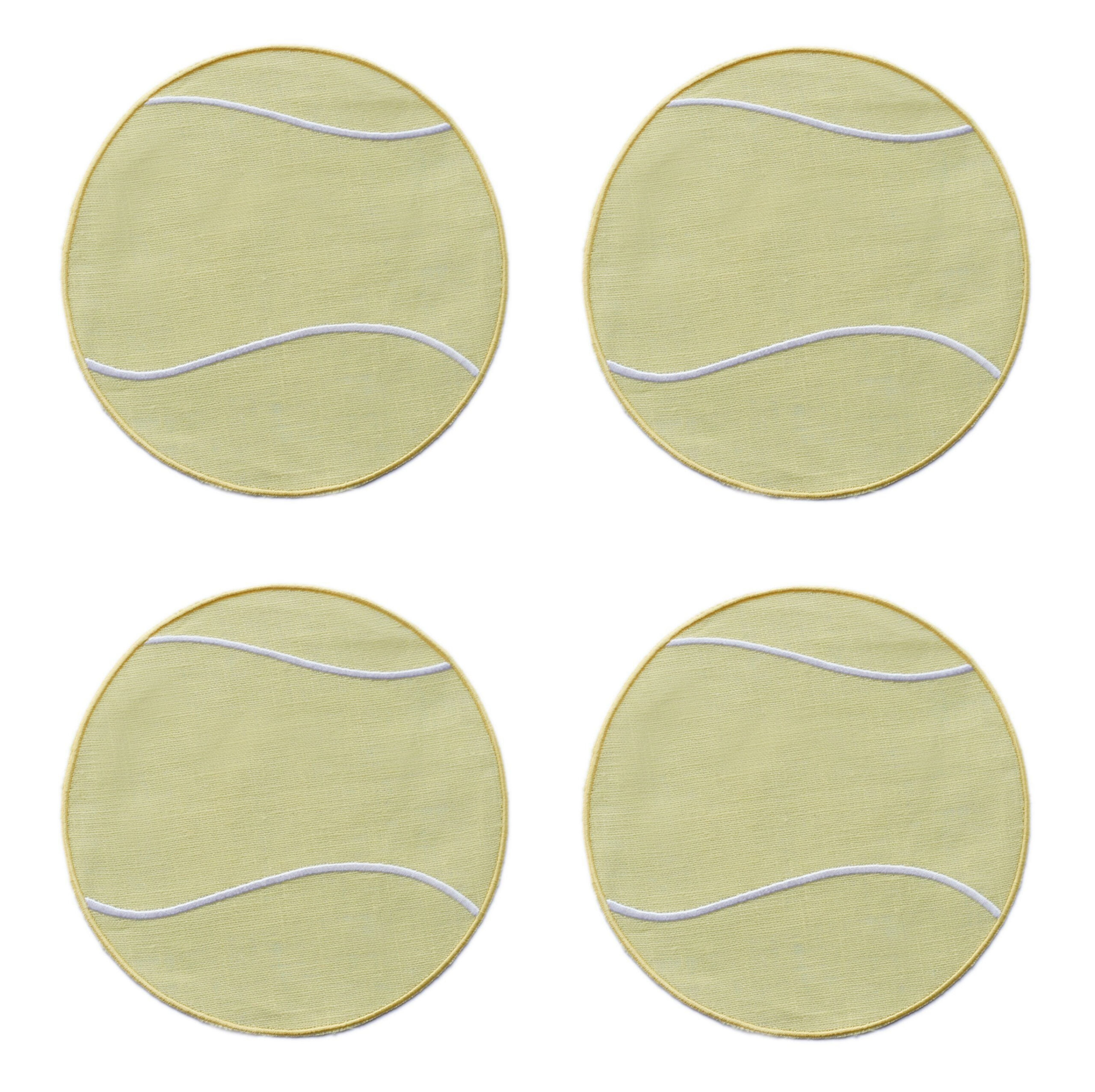 Tennis Ball Cocktail Napkins, Set of 4 Chefanie