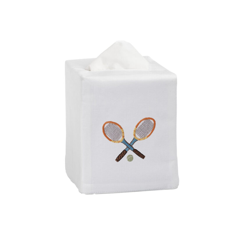 Tennis Racquets Tissue Box Cover Henry Handwork