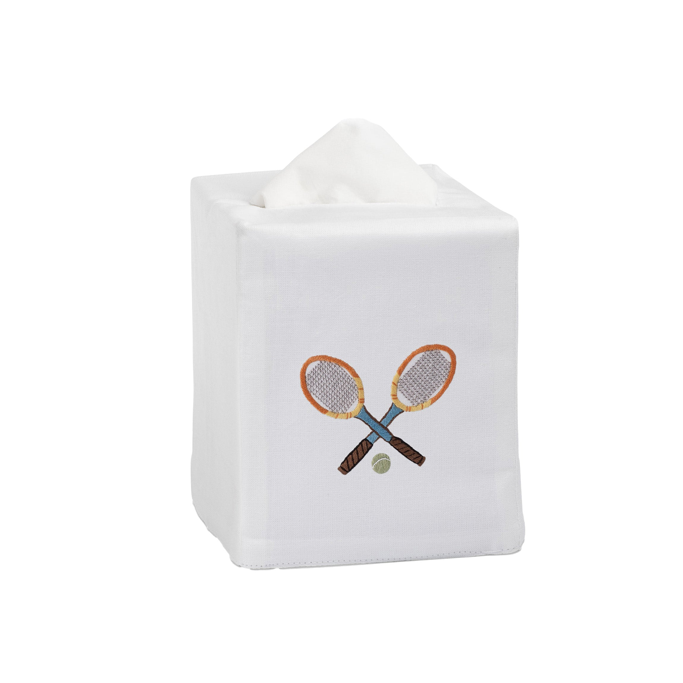 Tennis Racquets Tissue Box Cover Henry Handwork