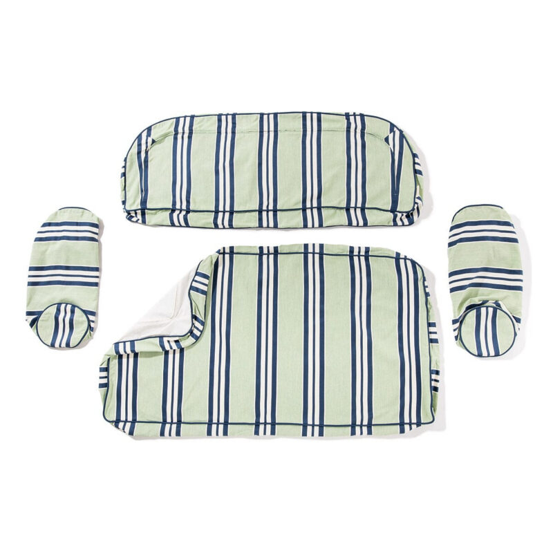 The Al Fresco Love Seat Slip Cover Set x Julia Berolzheimer B&P Co. x Julia Berolzheimer
