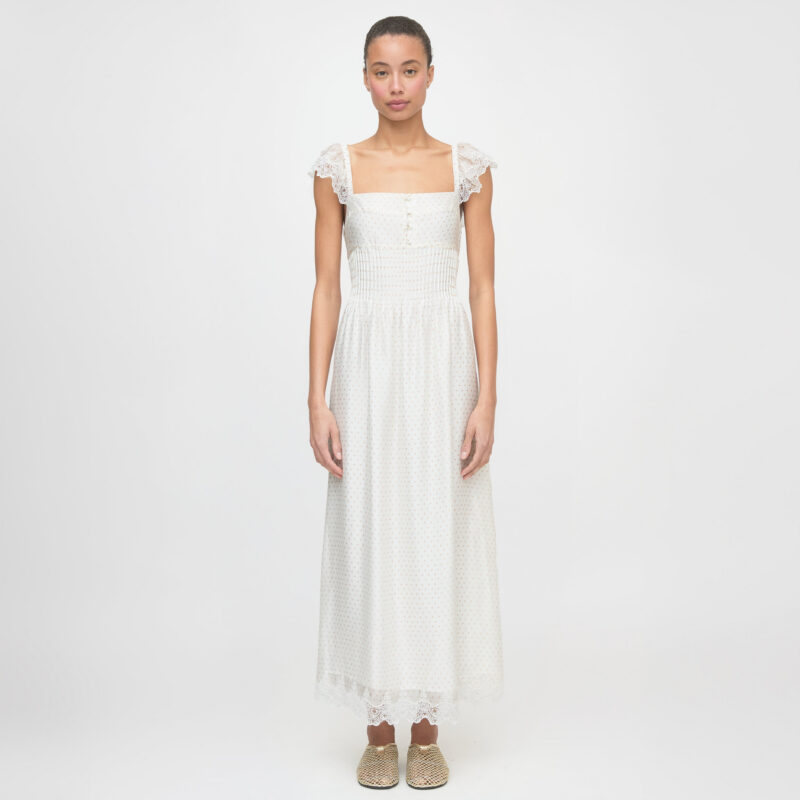The Beckham Dress - Sand Dot Hill House