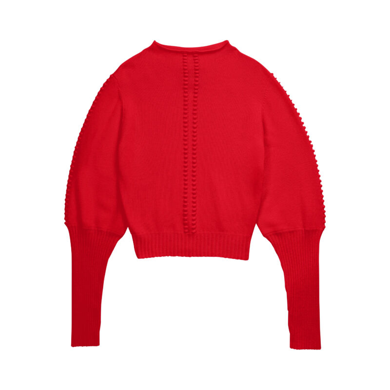 The Chelsea Sweater in Red Garin